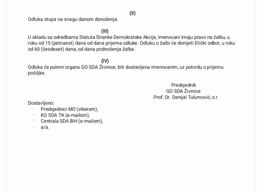 Evo potvrde da se u Živinicama sprema izborna krađa