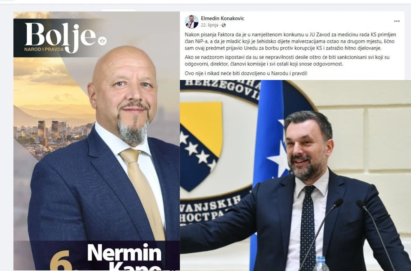 NIP nakon što je preko štele zaposlio svog čovjeka umjesto djeteta šehida, istog stavili i na listu