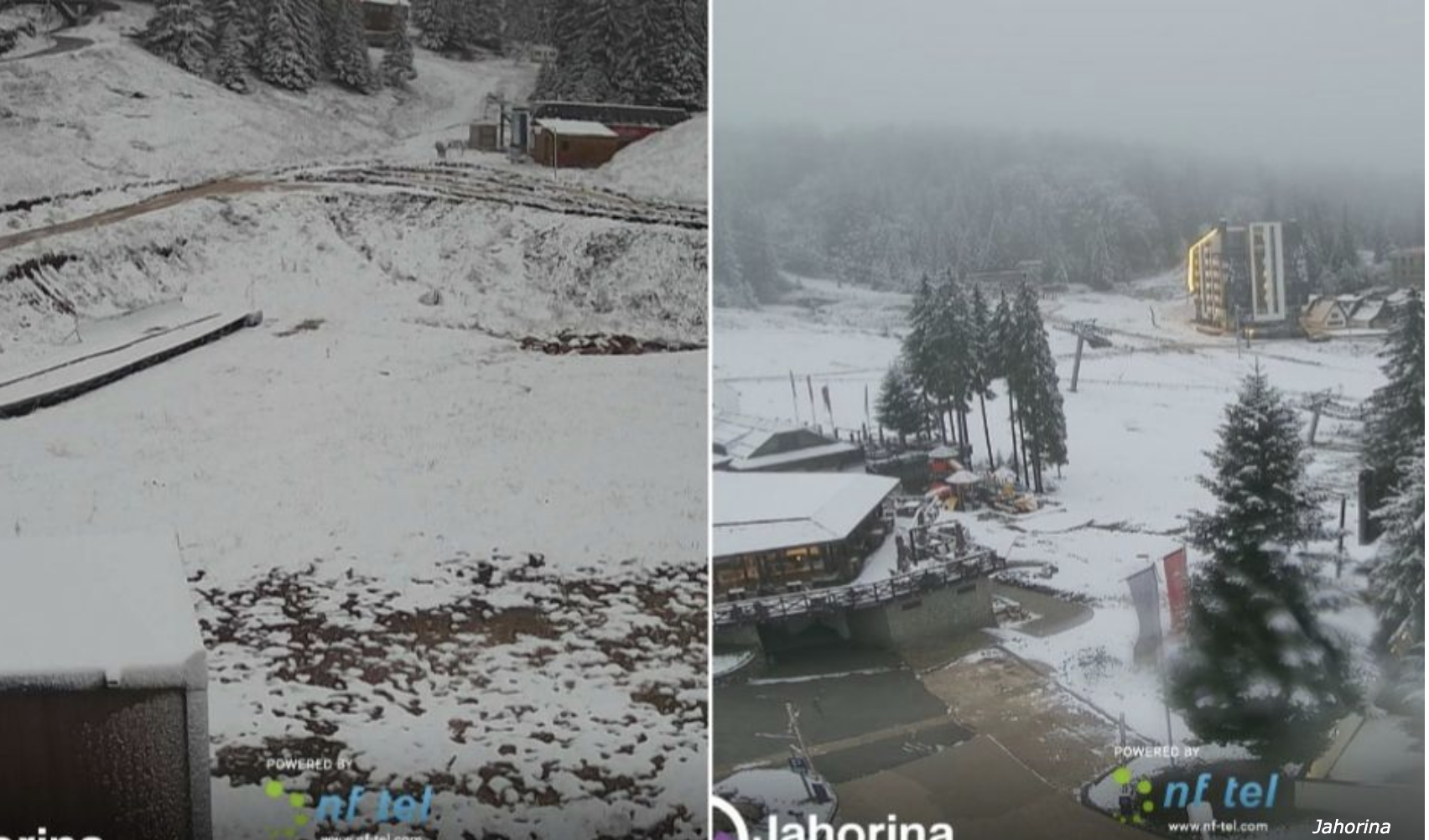 Jahorina i jutros pod bijelim pokrivačem: Pogledajte kako izgledaju druge planine