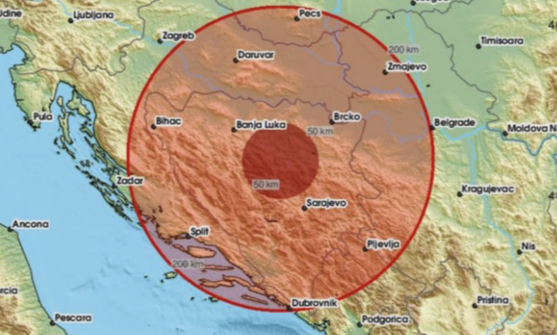 Zemljotres jačine 4,5 stepeni zatresao BiH