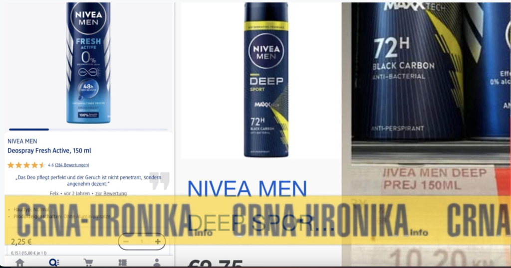 Isti Nivea dezodorans u BiH košta 10,20 KM a u Njemačkoj samo 2,75 eura. Kako?