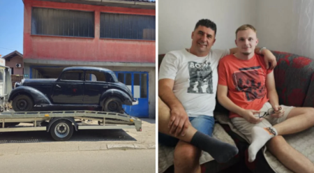Limar iz Visokog prodao očev Mercedes da pomogne mladiću da ponovo hoda: "Ovo je sadaka mog babe"
