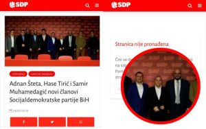 SDP sa web stranice obrisao vijest da im je Hase Tirić novi član stranke