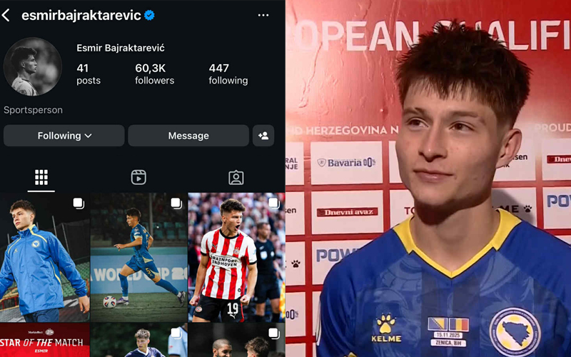 Mladić (20) iz Srebrenice postao heroj BiH. Hiljade ljudi mu šalje podršku preko Instagrama