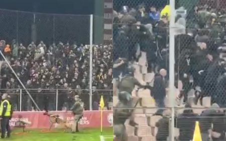 Rumuni skandirali “Srbija, Srbija” a onda je ušla Specijalna jedinica MUP-a KS