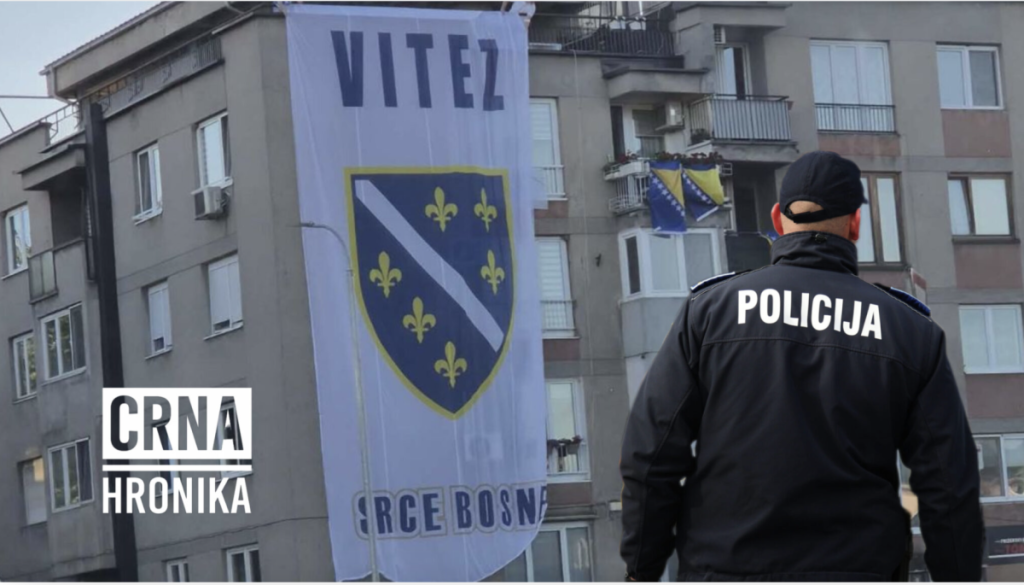 Zbog zastave s ljiljanima u Vitezu susjedi zvali policiju Zbog zastave s ljiljanima u Vitezu susjedi zvali policiju