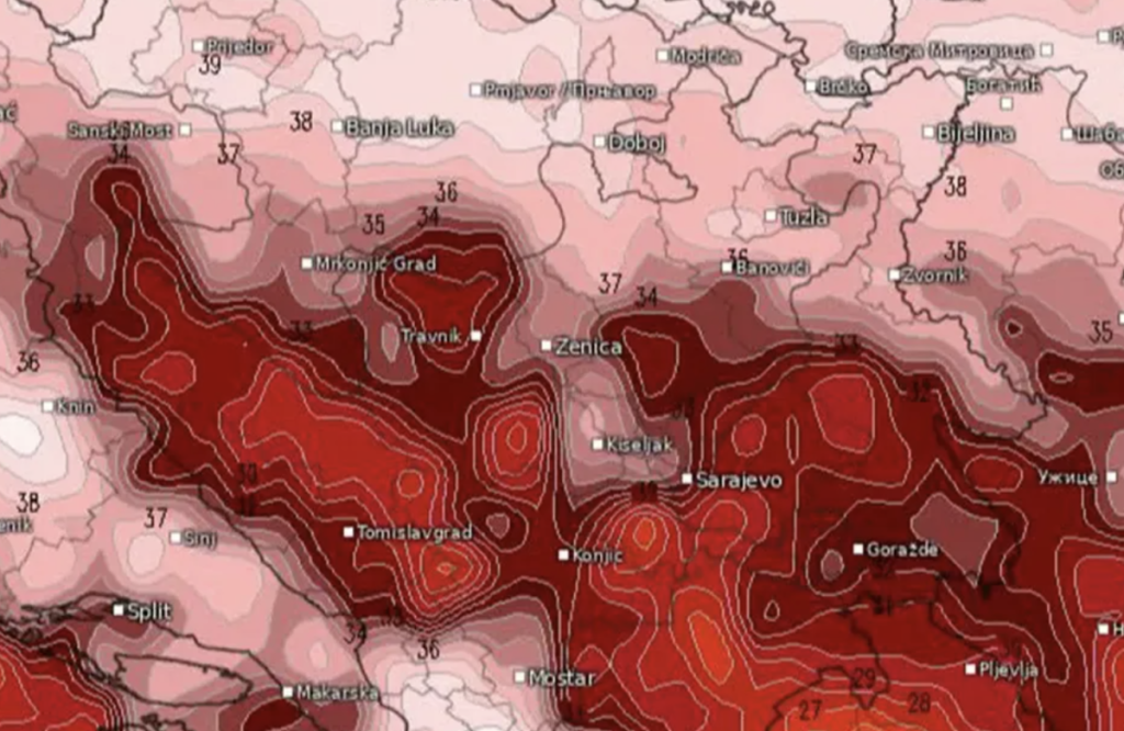 Stižu nam “velike vrućine”: BiH će biti sva u crvenom, evo i od kada Stižu nam “velike vrućine”: BiH će biti sva u crvenom, evo i od kada