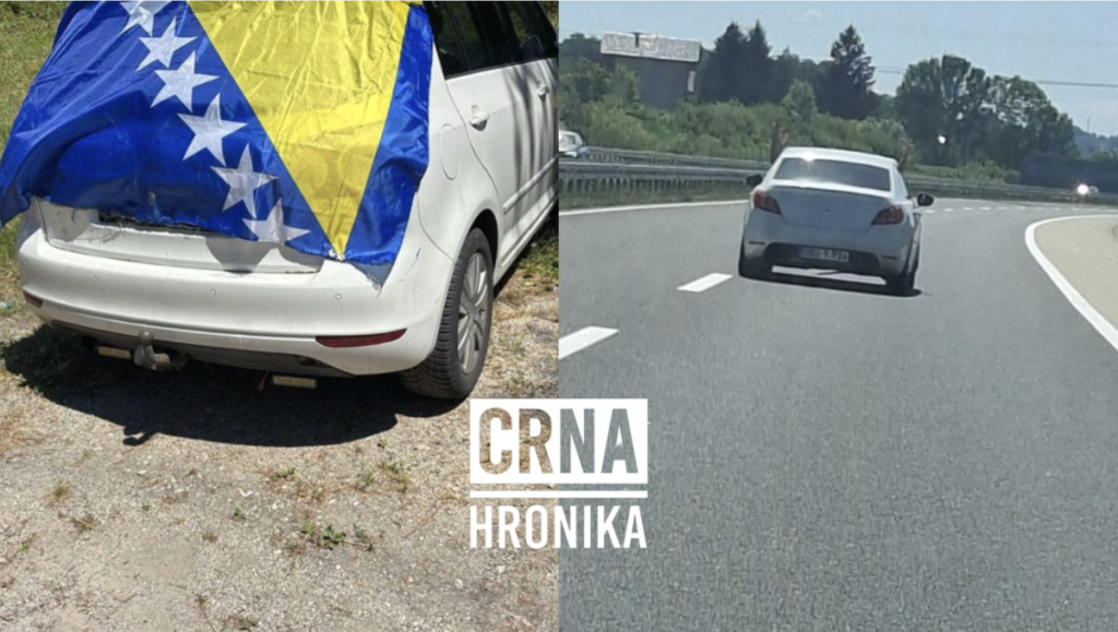 Vozač tvrdi da je zbog državne zastave BiH bio meta provokacija na autoputu “9. januar”: “Pratili su me oko 30 kilometara”