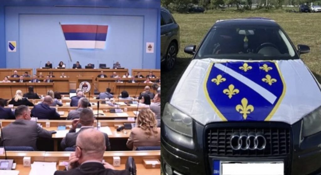 NSRS danas o zabrani zastave RBiH. Žele uvesti zatvorske kazne za isticanje i promovisanje zastave i simbola ljiljana