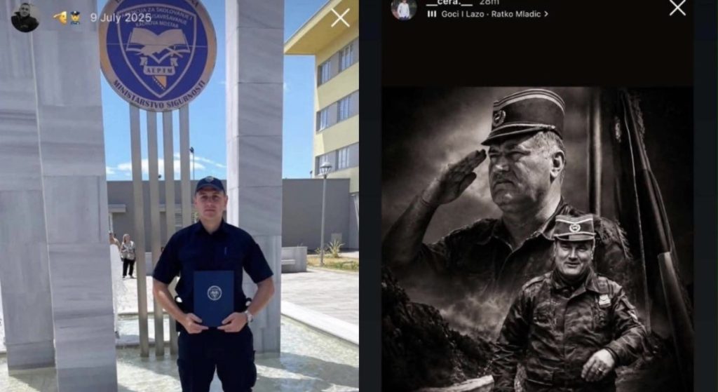 Pripadnik DKPT BiH koji čuva ambasade veličao Mladića: Cerovina se nalazi na probnom radu, slijedi li disciplinska?