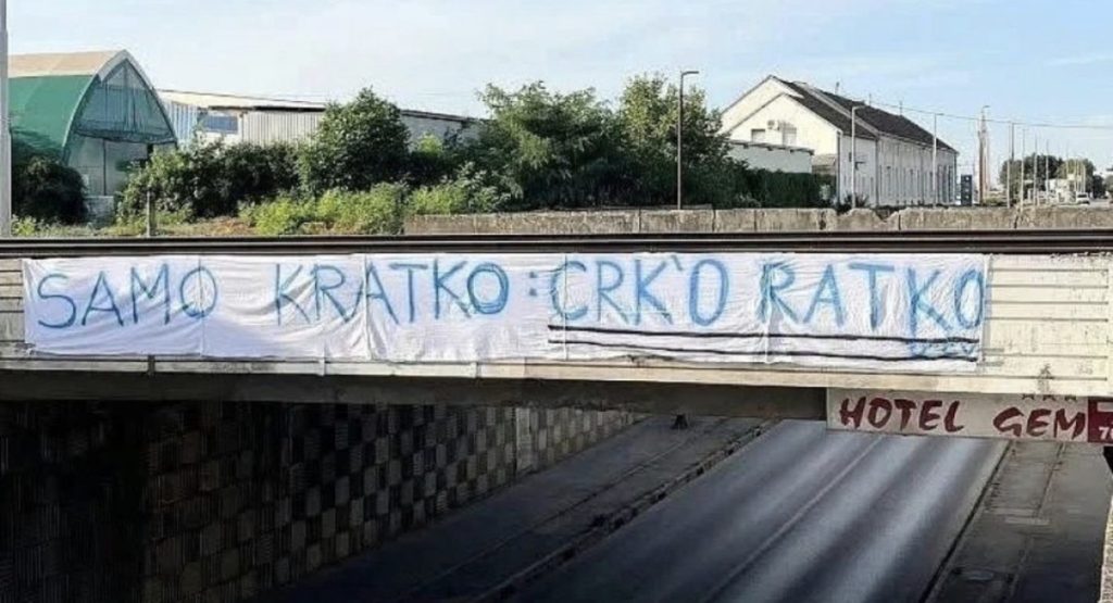 Ultrasi iz Vinkovaca poručili nakon Mladićeve smrti: “Samo kratko, crk’o Ratko”