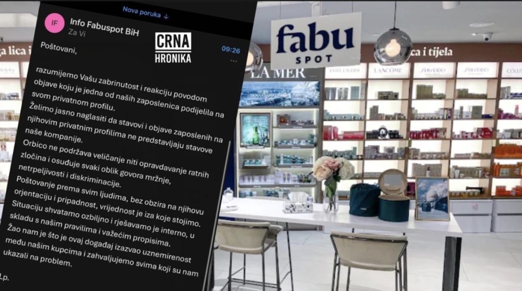 Sarajlije najavljuju bojkot nakon objave zaposlenice Fabuspota u kojoj veliča Mladića