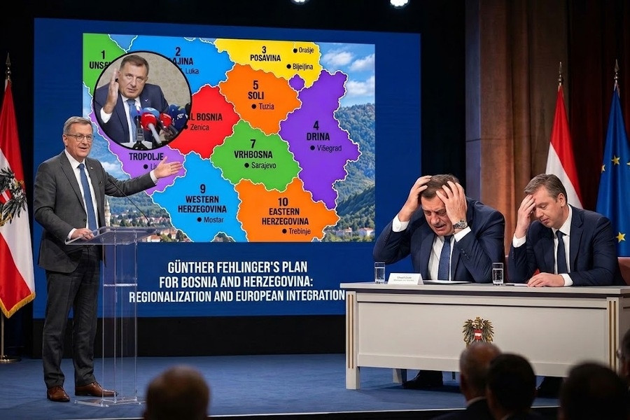 PANIKA U BEOGRADU I BANJA LUCI: Vučić i Dodik se drže za glavu zbog Fehlingerove mape