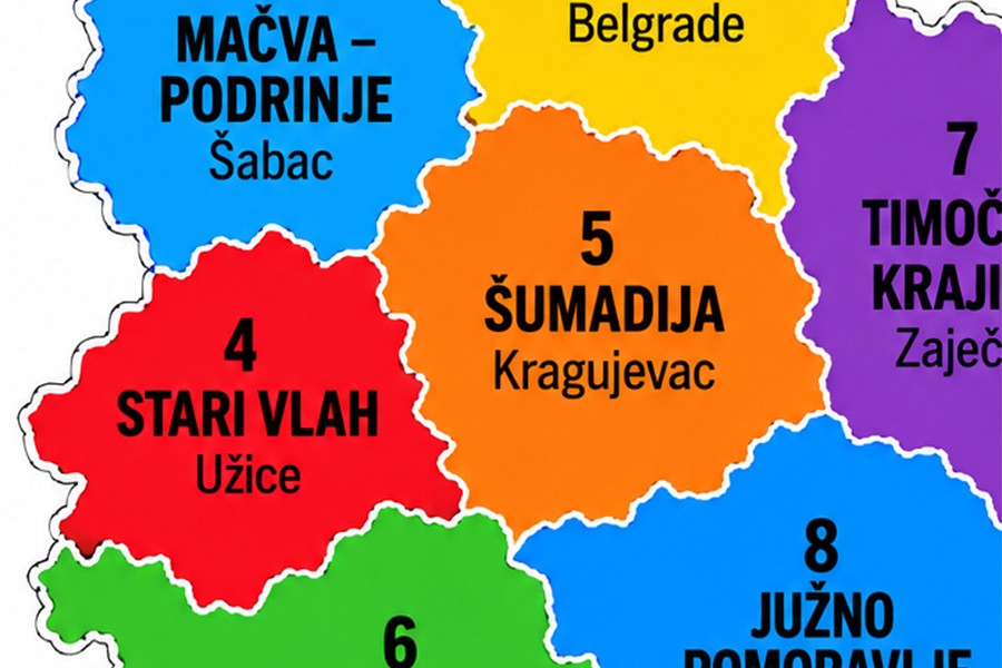 PROCURILA NOVA KARTA KOJA ĆE ZATRESTI BALKAN: Radikalan plan za podjelu Srbije na devet federalnih regija… PROCURILA NOVA KARTA KOJA ĆE ZATRESTI BALKAN: Radikalan plan za podjelu Srbije na devet federalnih regija...