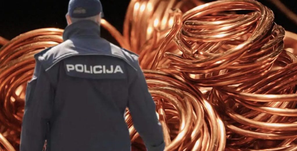 Policajac osumnjičen da je „čistio“ put do Sarajeva za ukradeni bakar vrijedan 1,76 miliona KM