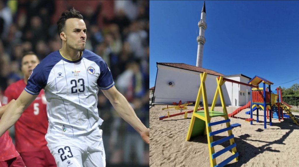 Haris Tabaković izdvojio 15.000 KM i djeci u Hercegovini izgradio igralište