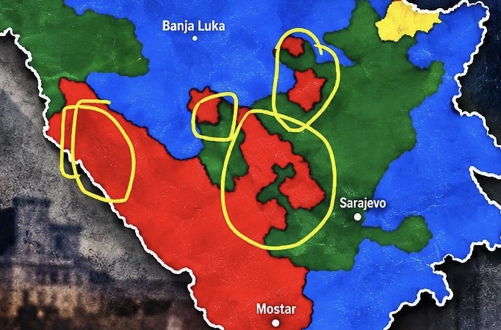 Širi se nova karta podjele BiH: Prijedlozi za preustroj države u jeku separatističkih najava Dodika