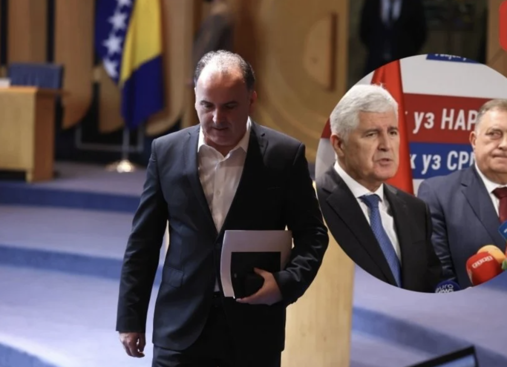 Đonlagić upozorava nakon susreta Čovića i Dodika: Sve poluge vlasti u BiH držat će HDZ i SNSD, a… Đonlagić upozorava nakon susreta Čovića i Dodika: Sve poluge vlasti u BiH držat će HDZ i SNSD, a...